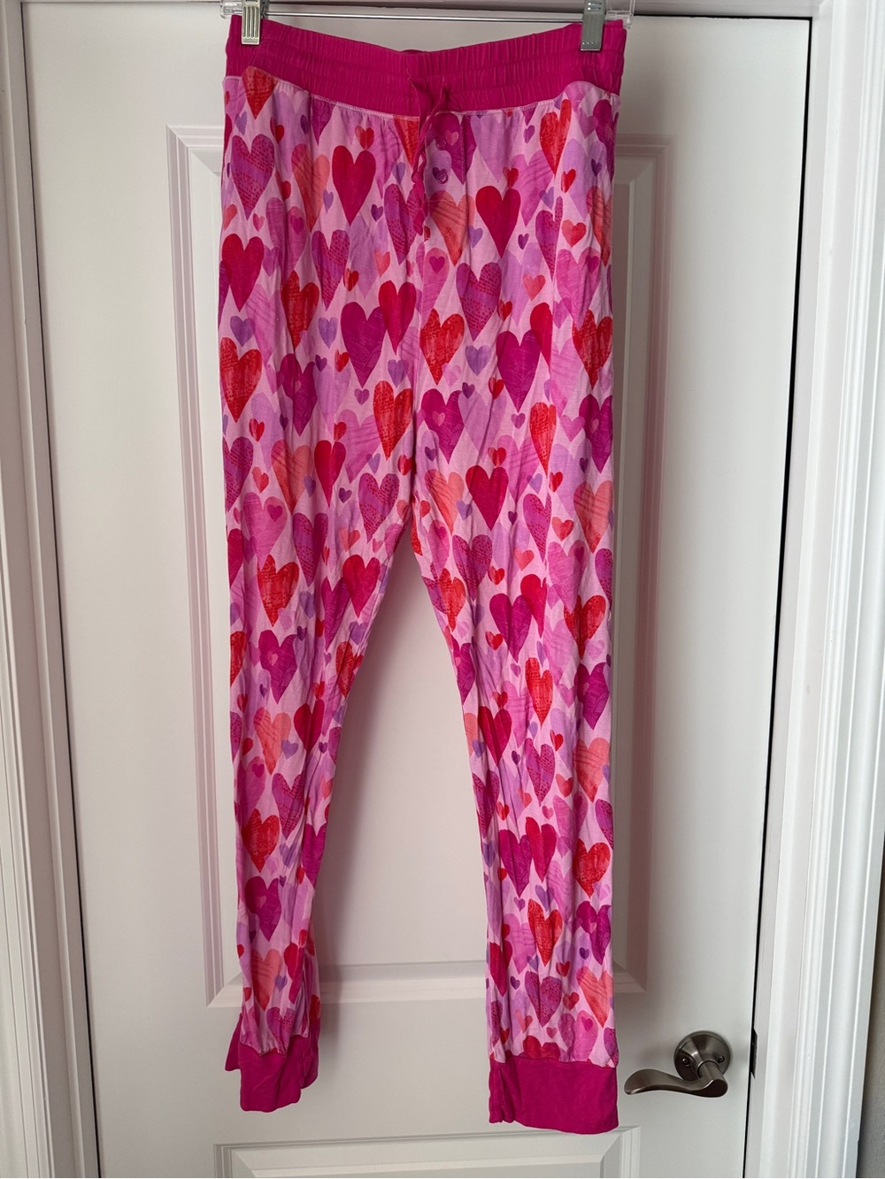Little Sleepies Pink and Coral Heart Lounge Pants